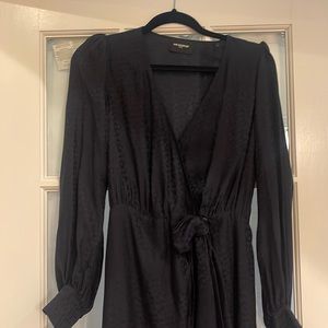 The Kooples Navy Wrap Dress size 1 (small) NWT